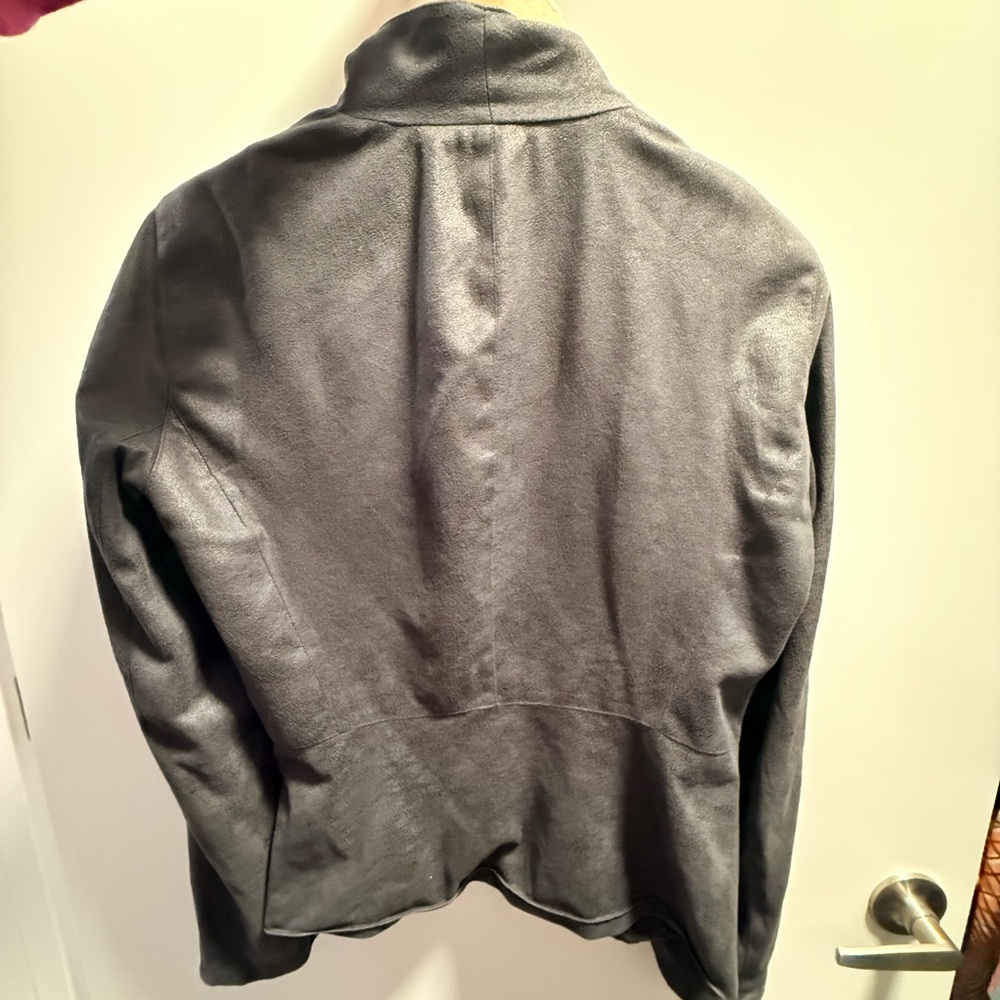 Gray Open Front Jacket - image 2